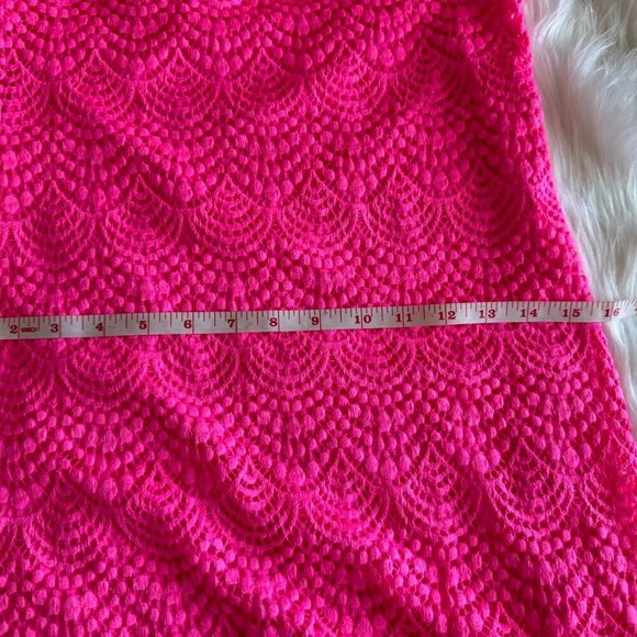 Lilly Pulitzer Pink off the shoulder dress size XS - Picture 7 of 9